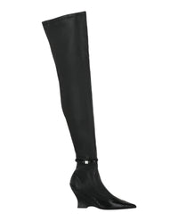 Givenchy Womens Raven Over-The-Knee Boots In Leather