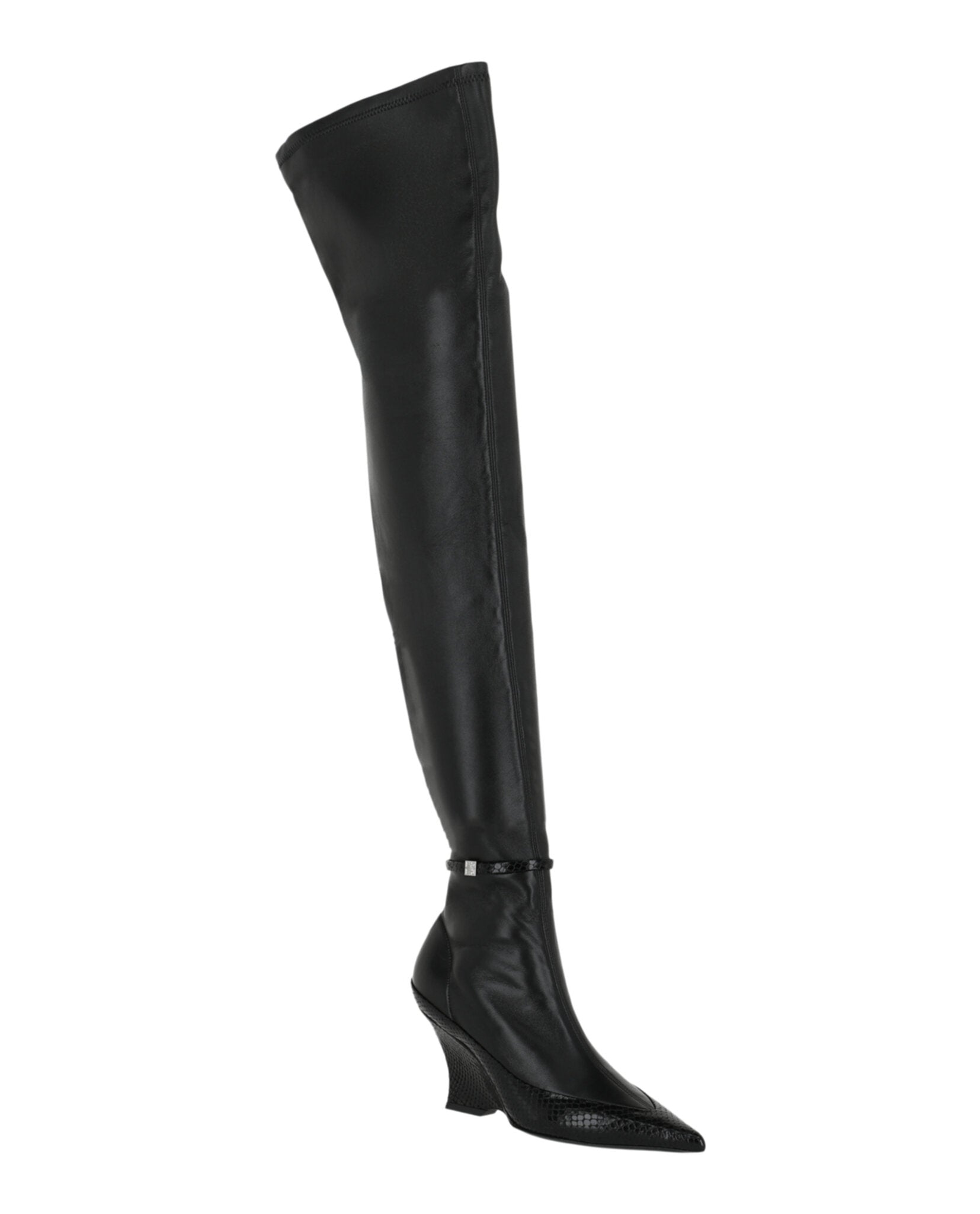 Givenchy Womens Raven Over-The-Knee Boots In Leather – Bluefly
