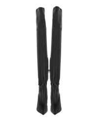 Givenchy Womens Raven Over-The-Knee Boots In Leather