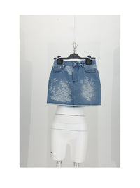 Dior Women Denim Skirt