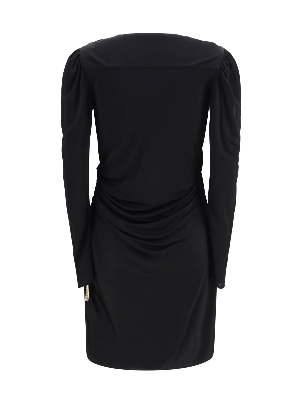 Balmain Women Draped Jersey Mini Dress