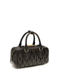 Miu Miu Women Arcadie Handbag In Quilted Nappa Leather