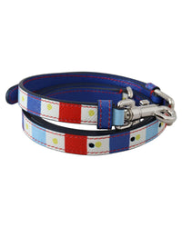 Dolce & Gabbana Sicily Flag Strap Shoulder Bag Strap in Blue