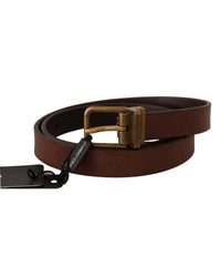 Dolce & Gabbana Dolce Gabbana Leather Belt 85 Brown