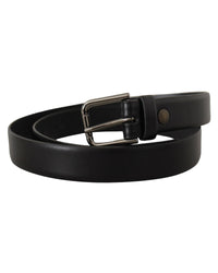 Dolce & Gabbana Black Leather Belt for Men