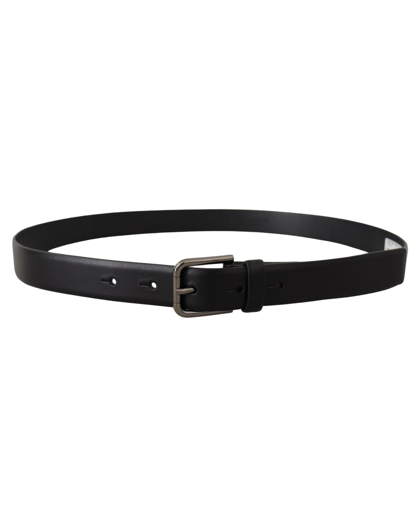 Dolce & Gabbana Black Leather Belt for Men