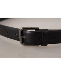 Dolce & Gabbana Black Leather Belt for Men
