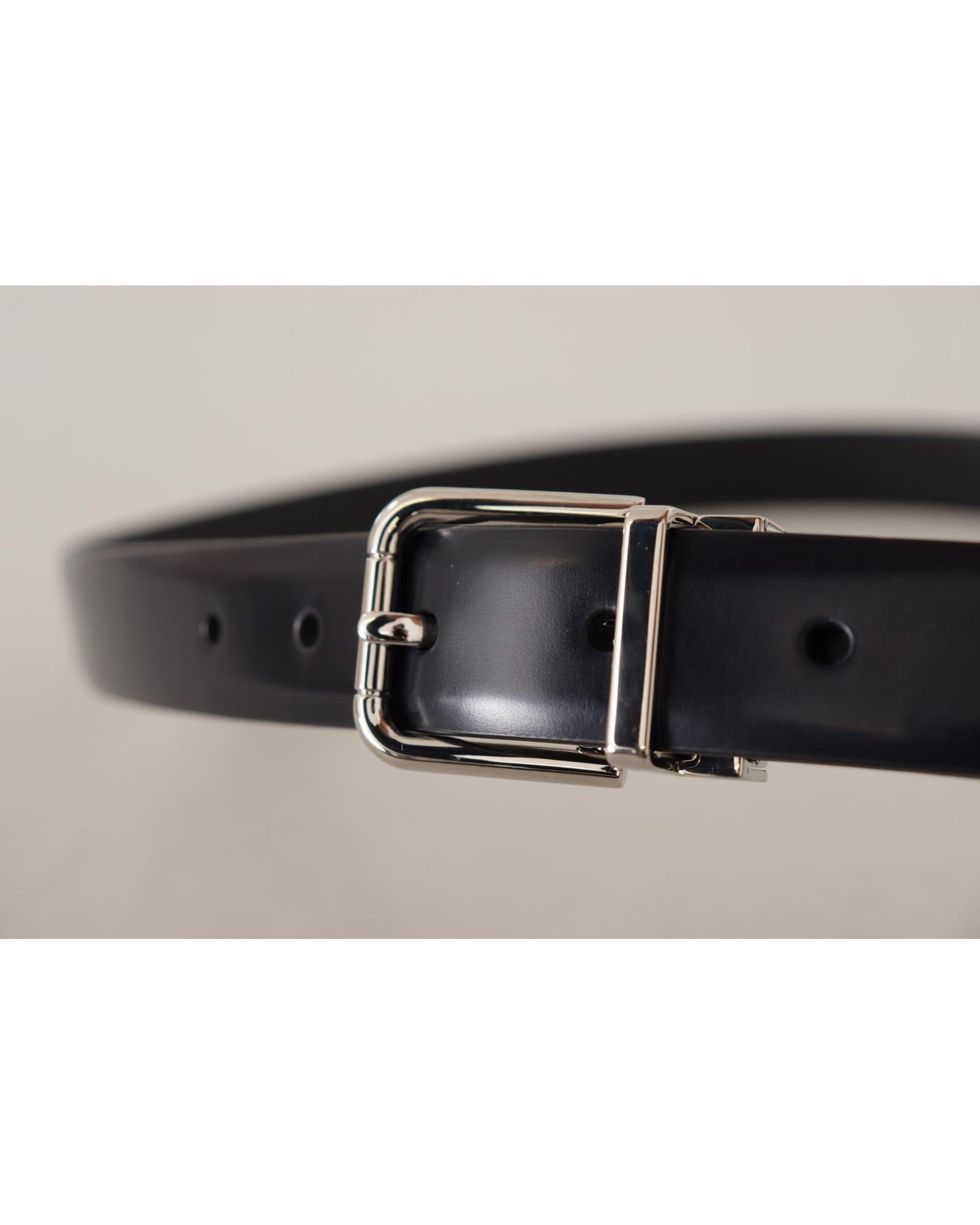Dolce & Gabbana  Black Grosgrain Belt