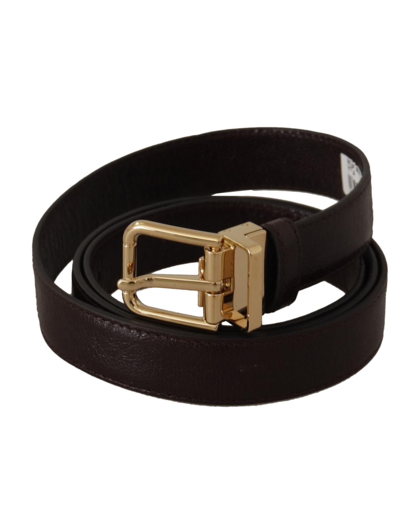Dolce & Gabbana Women's Brown Leather Belt