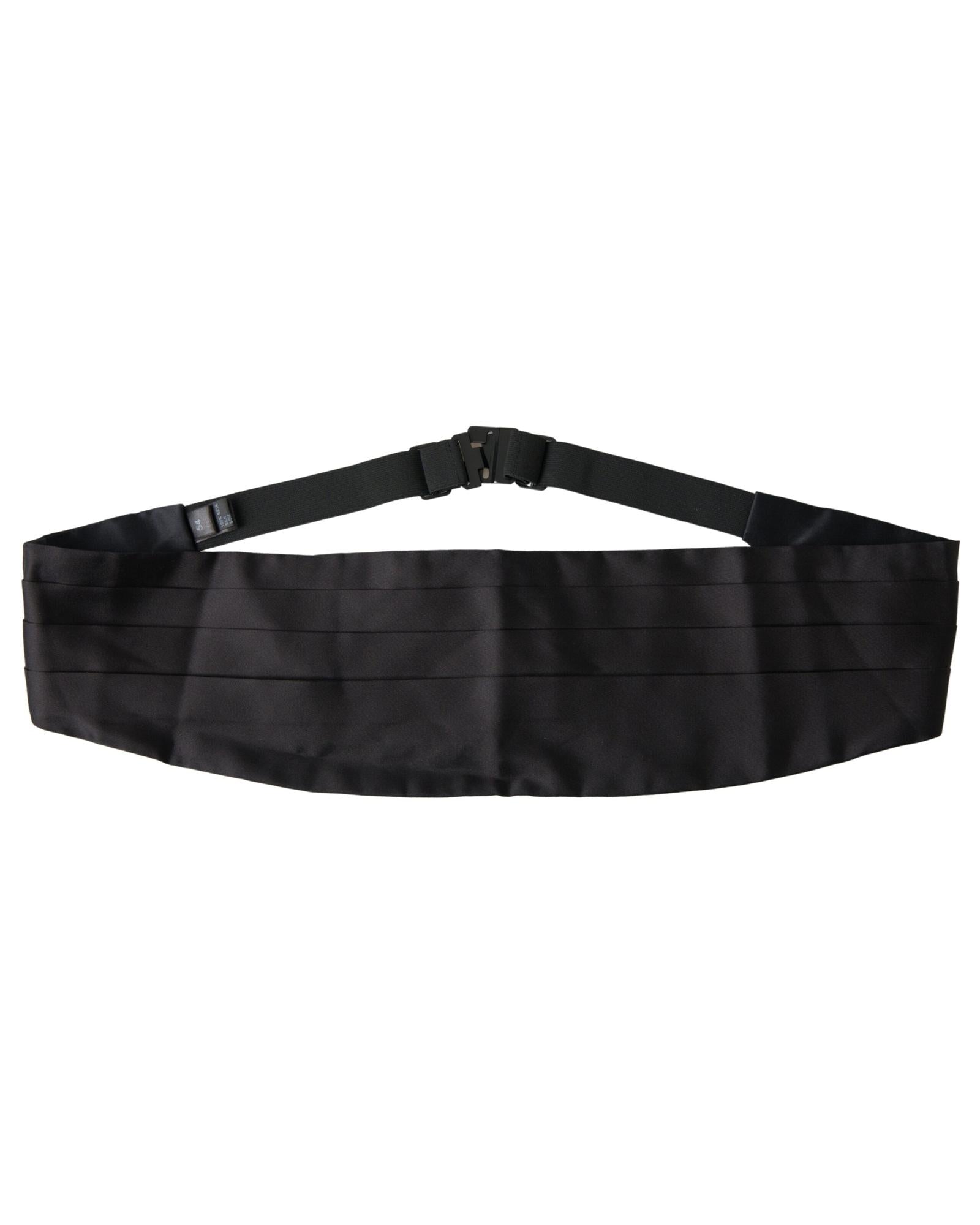 Dolce & Gabbana Black Silk Cummerbund