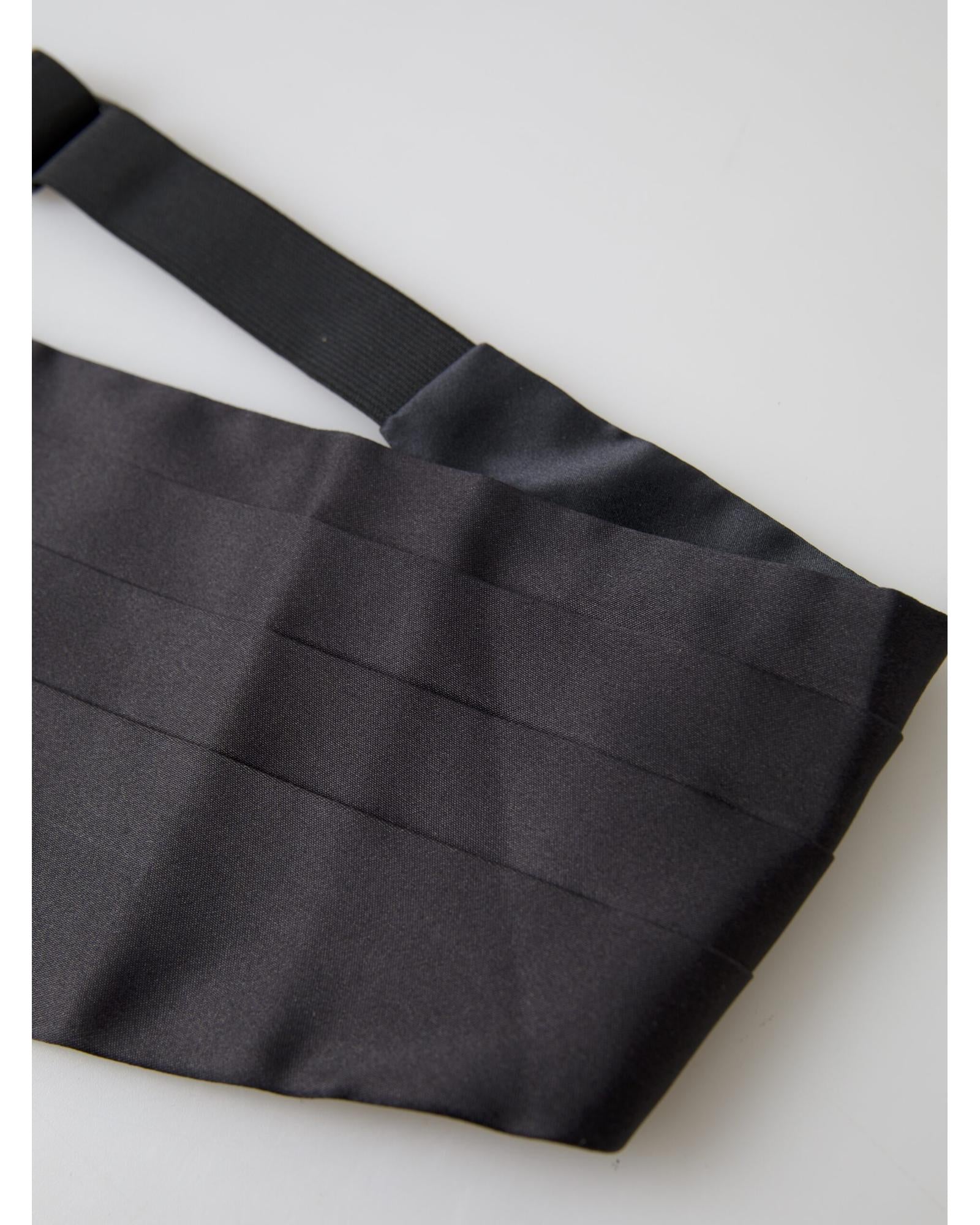 Dolce & Gabbana Black Silk Cummerbund