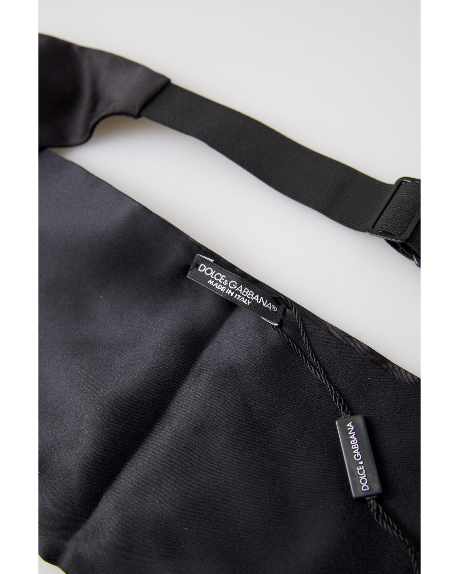 Dolce & Gabbana Black Silk Cummerbund