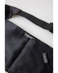 Dolce & Gabbana Black Silk Cummerbund