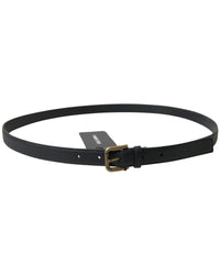 Dolce & Gabbana Men's Black Leather Belt
