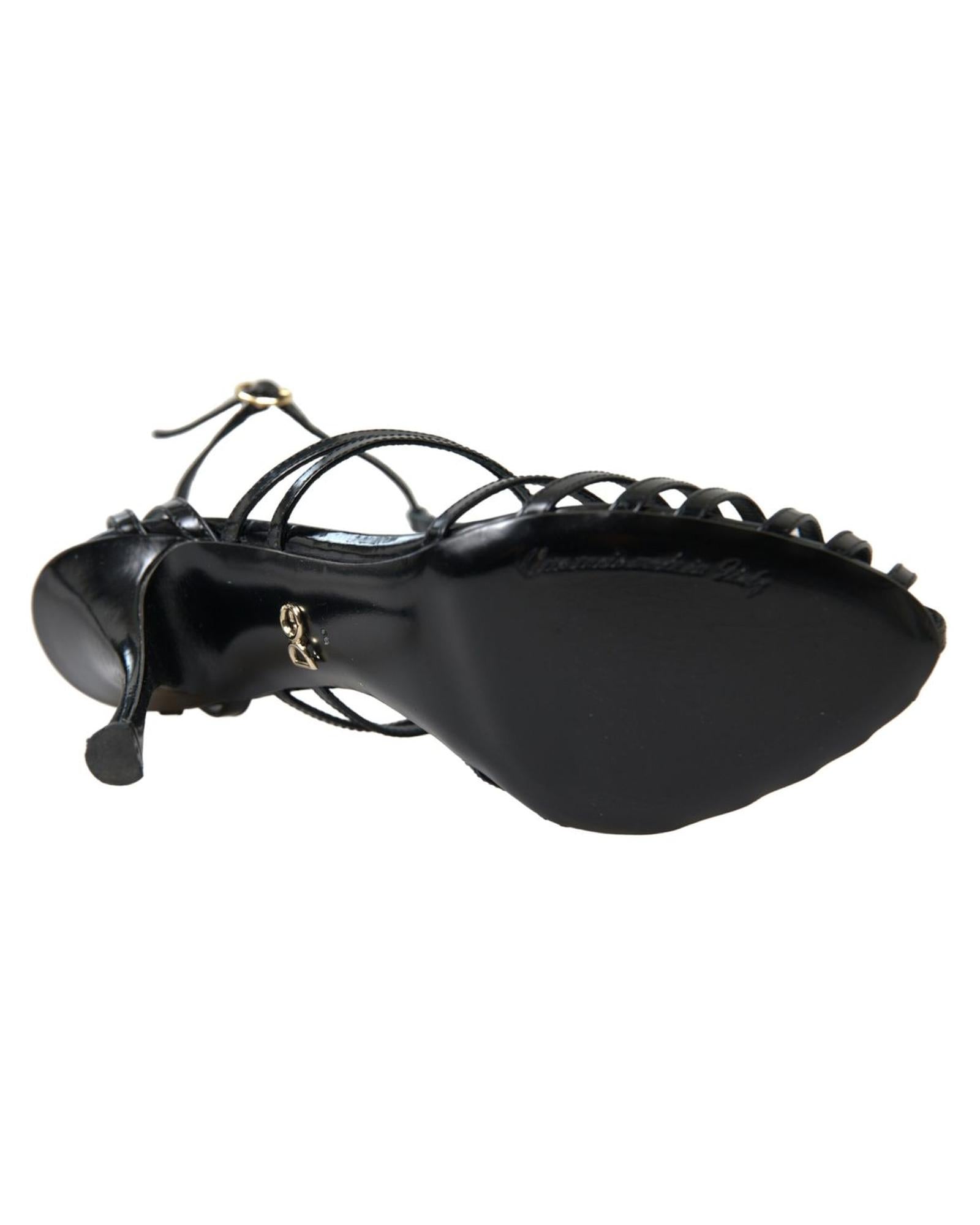 Dolce & Gabbana Men's Black Leather Belt