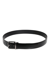 Dolce & Gabbana Leather Belt Buckle Men Black