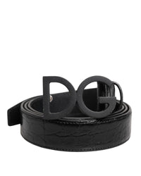 Dolce & Gabbana Belt With DG Buckle Men Black Belts