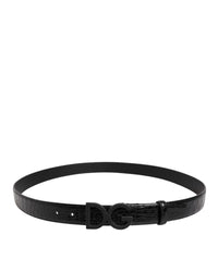 Dolce & Gabbana Belt With DG Buckle Men Black Belts