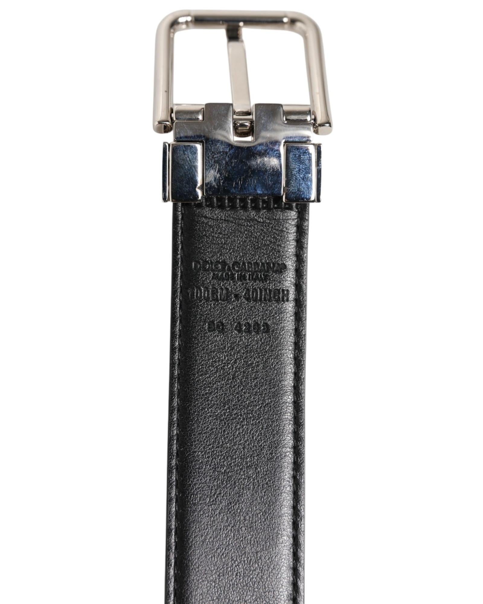 Dolce & Gabbana Belt Leather Men Black Belts