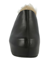 Givenchy Givenchy Womens G Clogs In Leather And Faux Fur