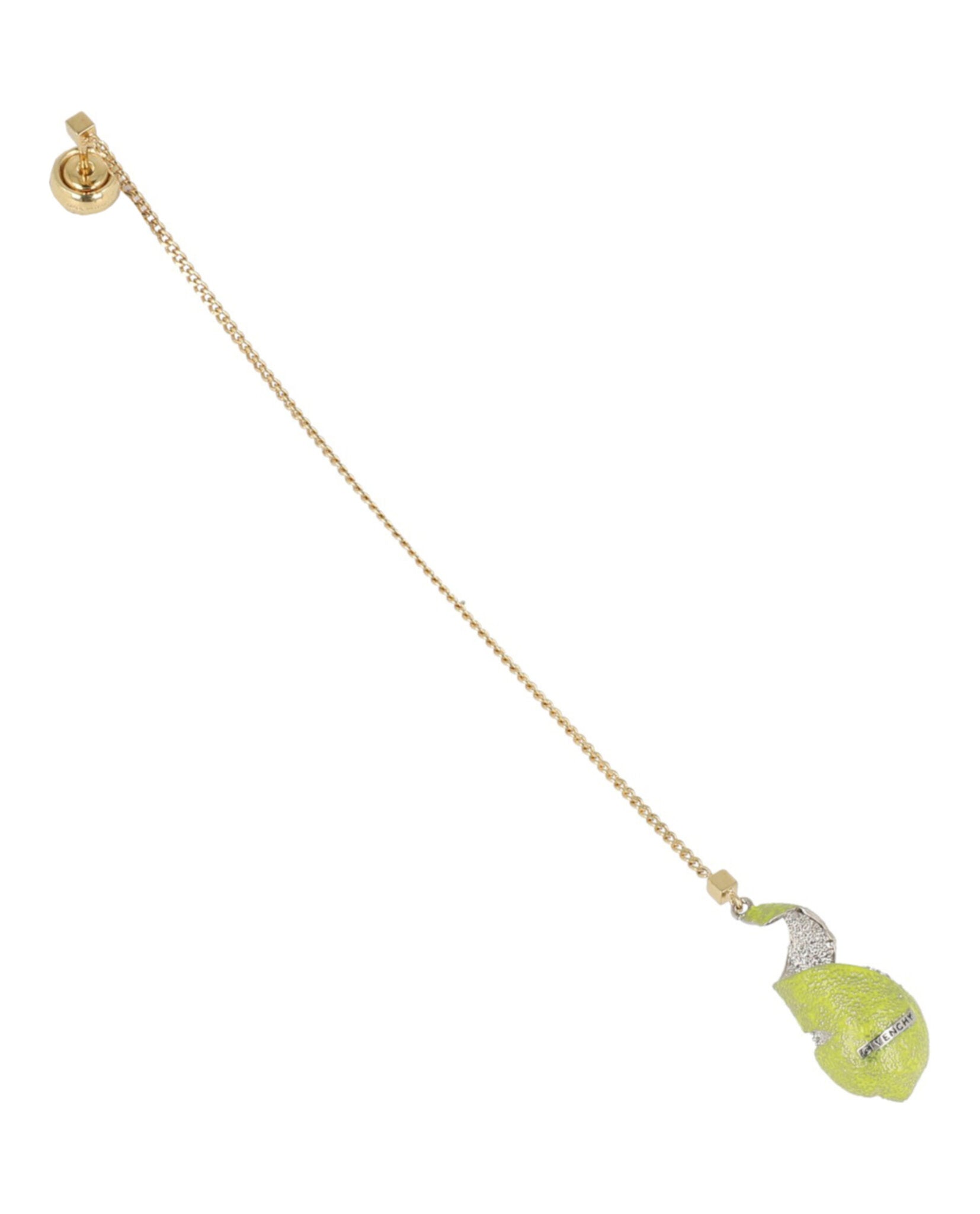 Givenchy Womens Single Lemon Charm Earring