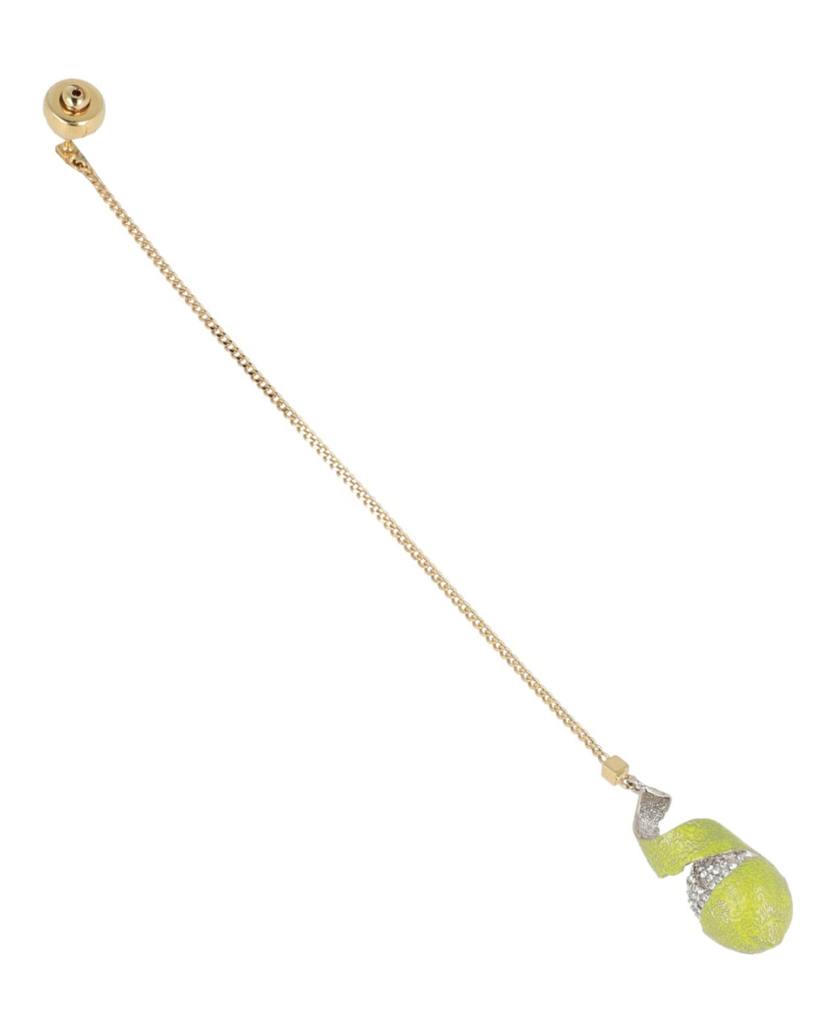 Givenchy Womens Single Lemon Charm Earring