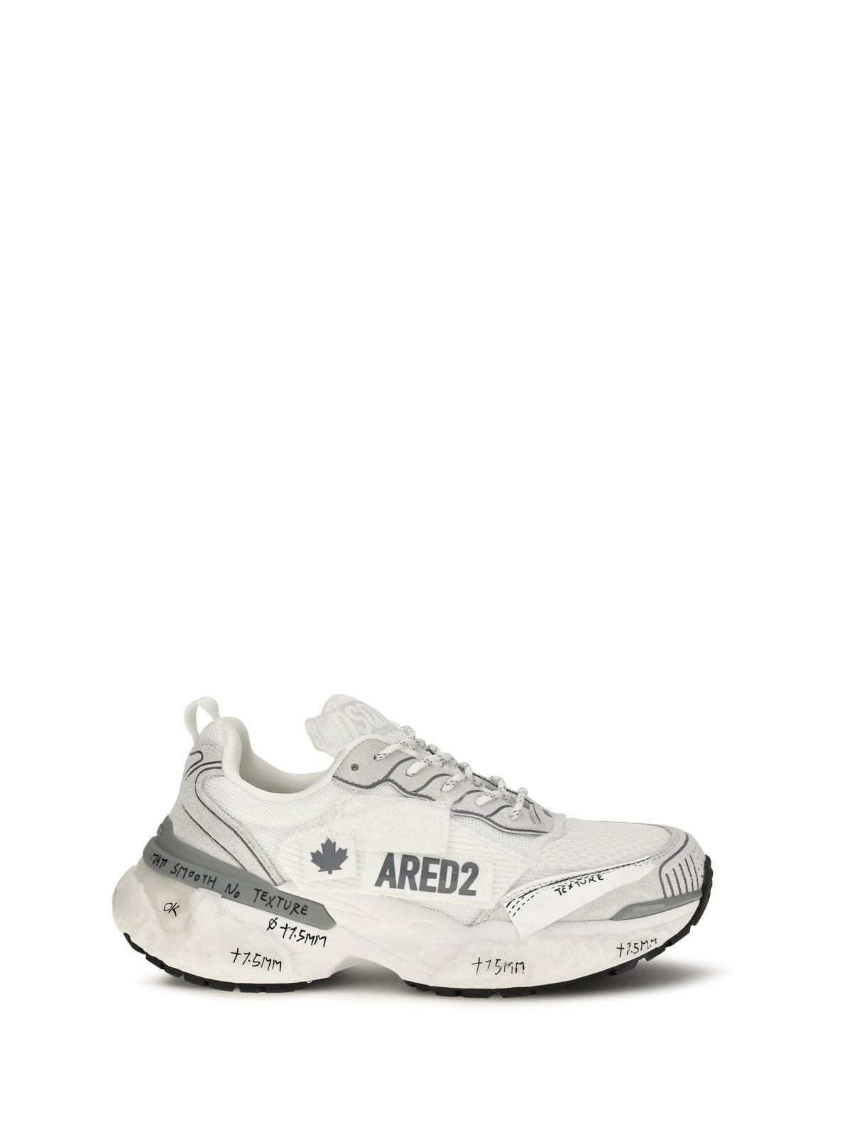 Dsquared2 Men Faster Sneakers With Patches