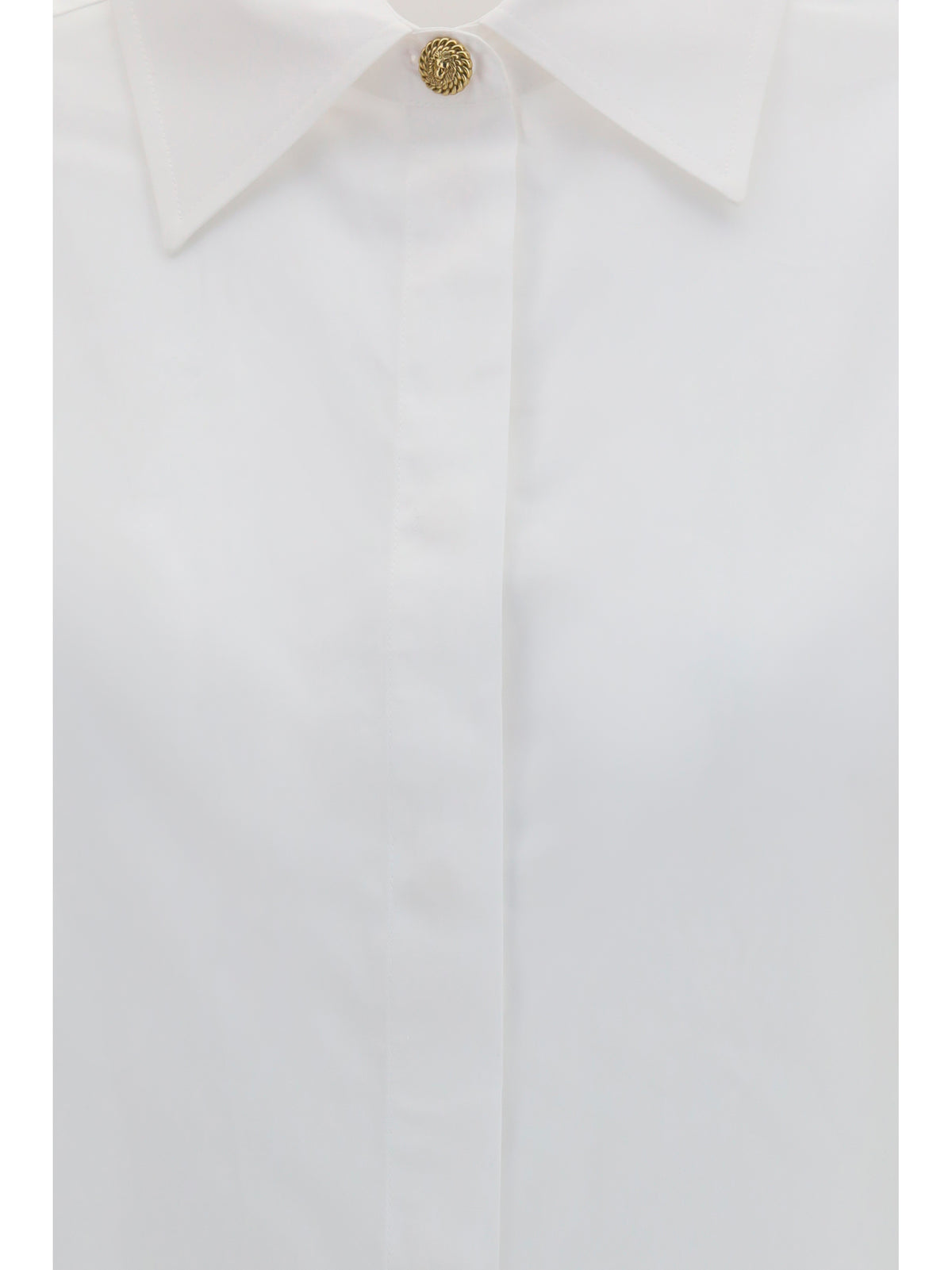 Balmain Women Cotton Poplin Shirt