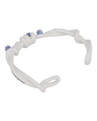 Givenchy Womens Twisted Crystal Embellished Bracelet