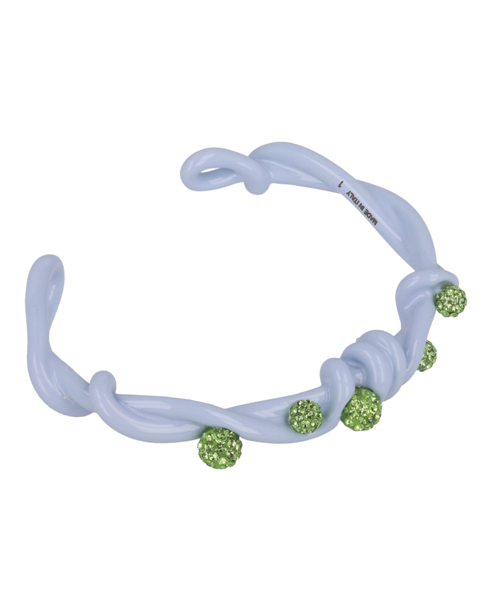 Givenchy Womens Twisted Crystal Embellished Bracelet