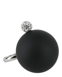 Givenchy Womens 4G Large Pearl Ring