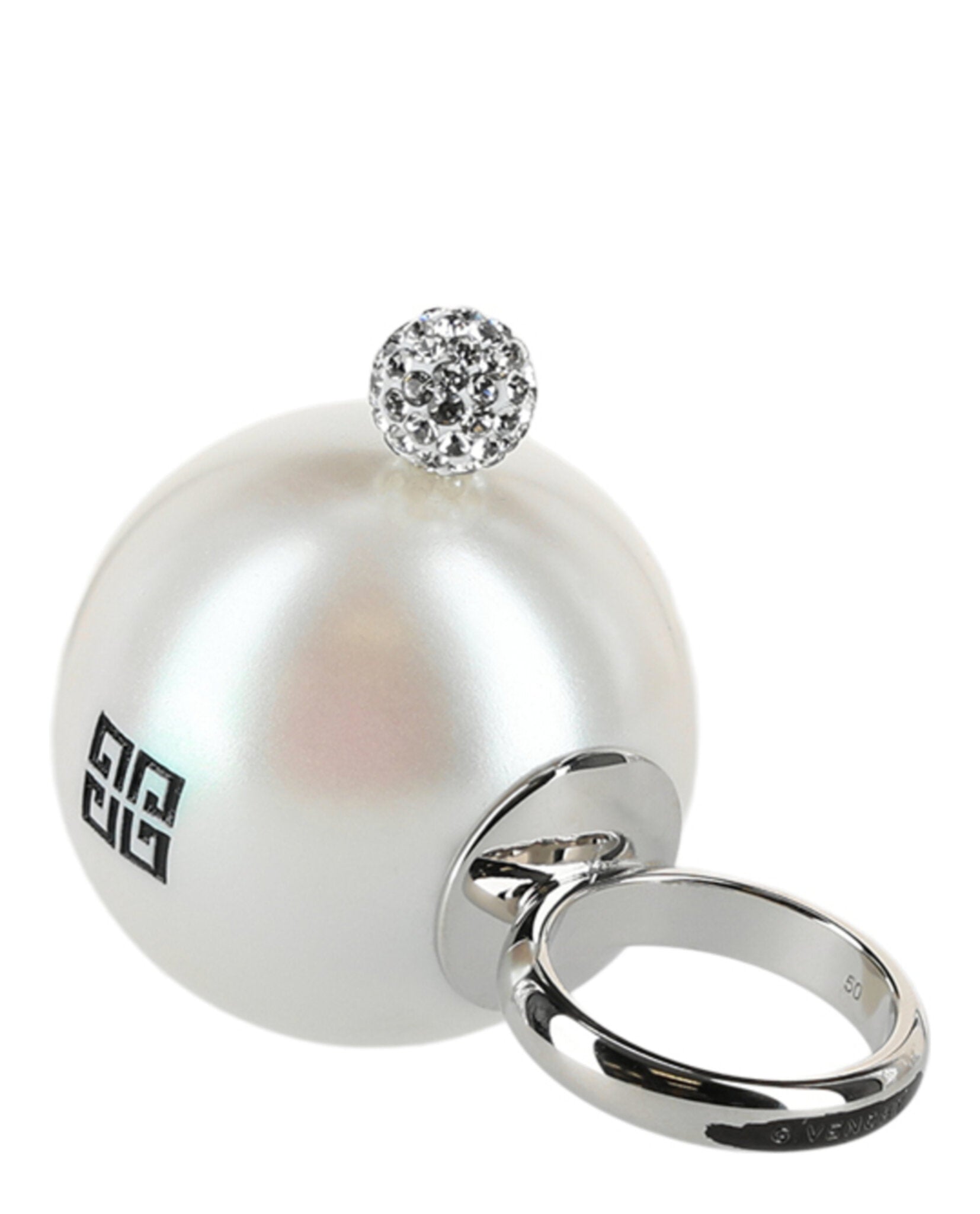 Givenchy Womens 4G Large Pearl Ring