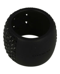 Givenchy Womens 4G Ring In Metal With Crystals