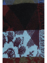 DRIES VAN NOTEN Dries Van Noten Men Mixed Print Fringed Scarf