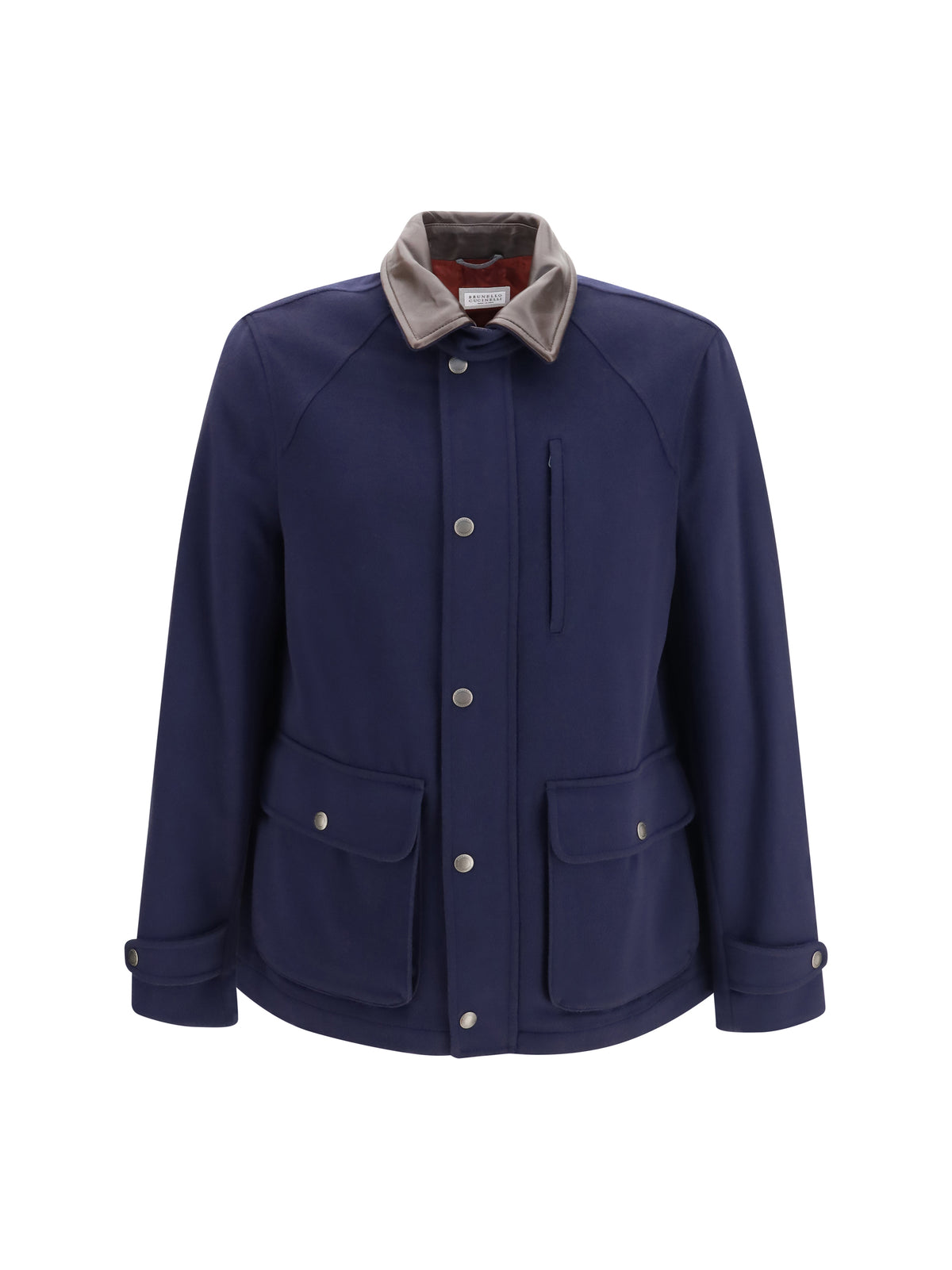 BRUNELLO CUCINELLI Brunello Cucinelli Men Virgin Wool Jacket Withnappa Inserts