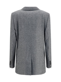 DOLCE & GABBANA Dolce & Gabbana Women Prince Of Wales Single Breasted Blazer