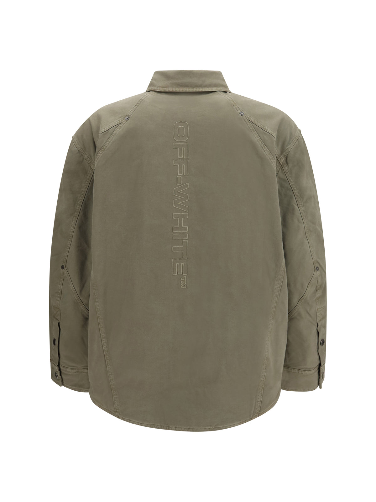 Off-White Men Racing Staff Cottvel Mil Sport Jacket
