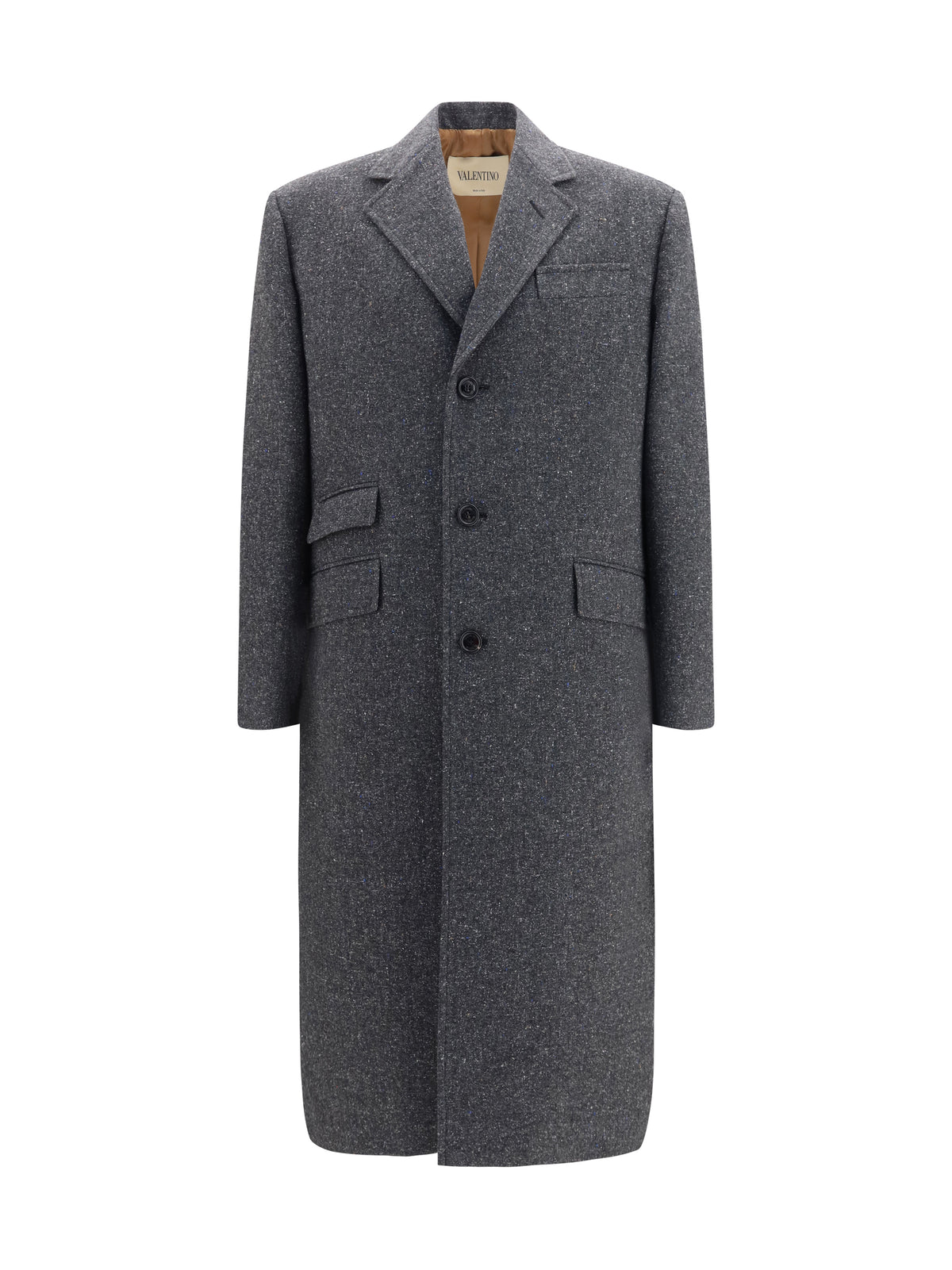 Valentino Men Long Single-Breasted Coat