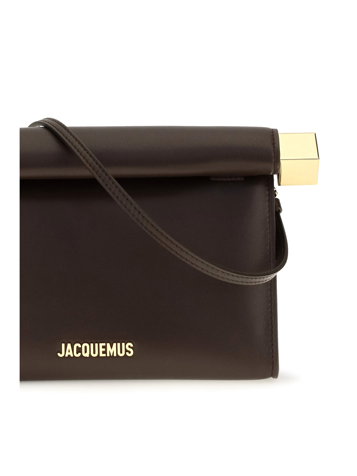Jacquemus Women Rond Carré Leather Shoulder Bag