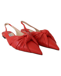Jimmy Choo Leather Pointed Toe Flat Shoes12