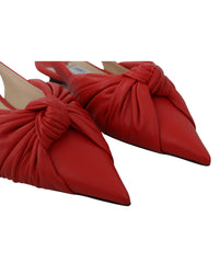 Jimmy Choo Leather Pointed Toe Flat Shoes19