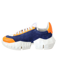 Jimmy Choo  Diamond Sneakers Blue Orange White Mens8