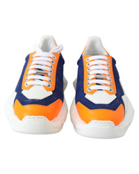 Jimmy Choo  Diamond Sneakers Blue Orange White Mens30