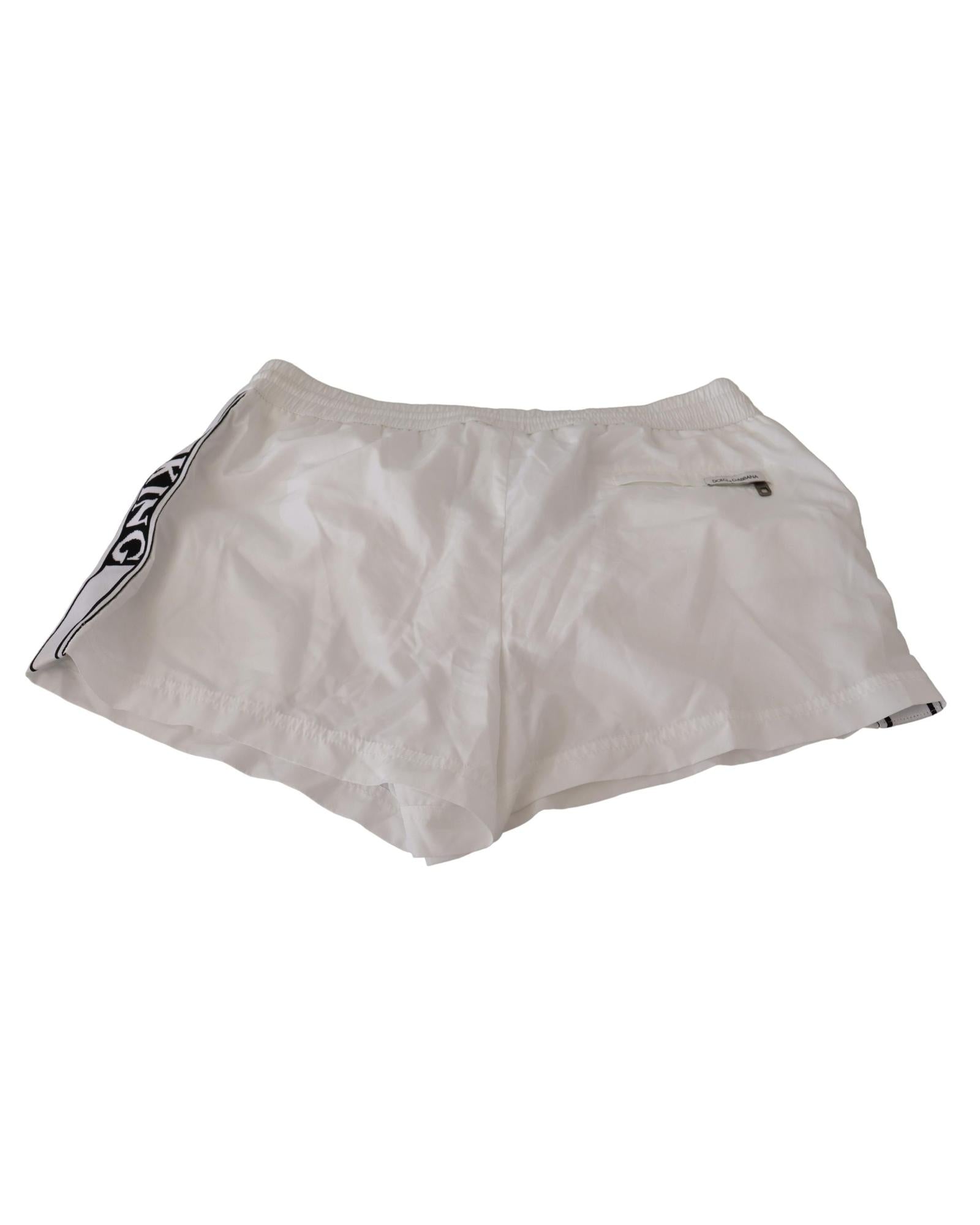 Dolce & Gabbana Men's White Swim Shorts