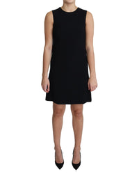 Dolce & Gabbana Black Sleeveless Sheath Dress