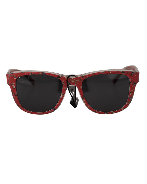 Dolce & Gabbana Floral Frame Round Lens Sunglasses