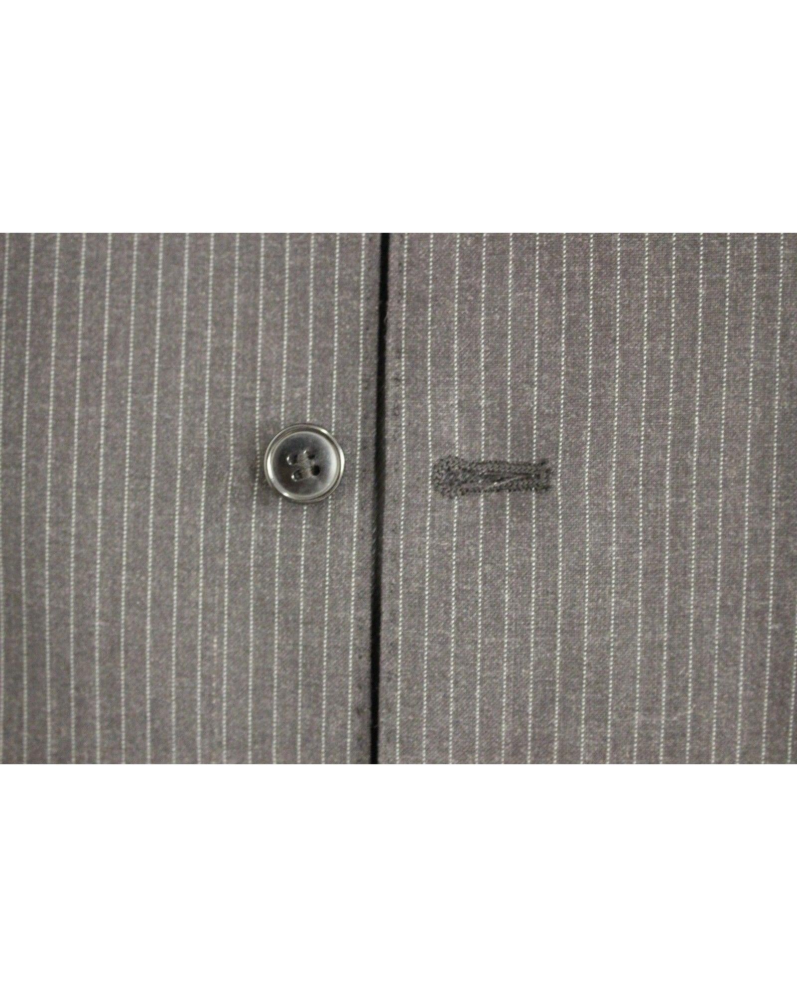 Dolce & Gabbana Men's Pinstripe Wool Vest - Black