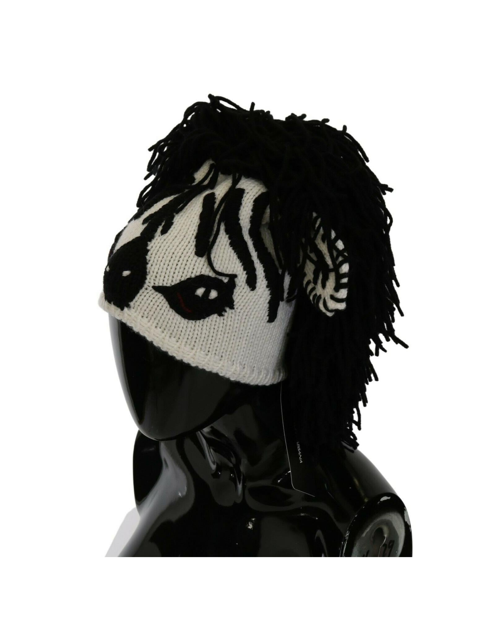 Dolce & Gabbana Zebra Knit Hat