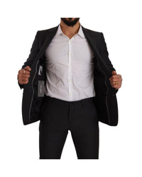 Dolce & Gabbana Men's Classic Fit Suit - Black