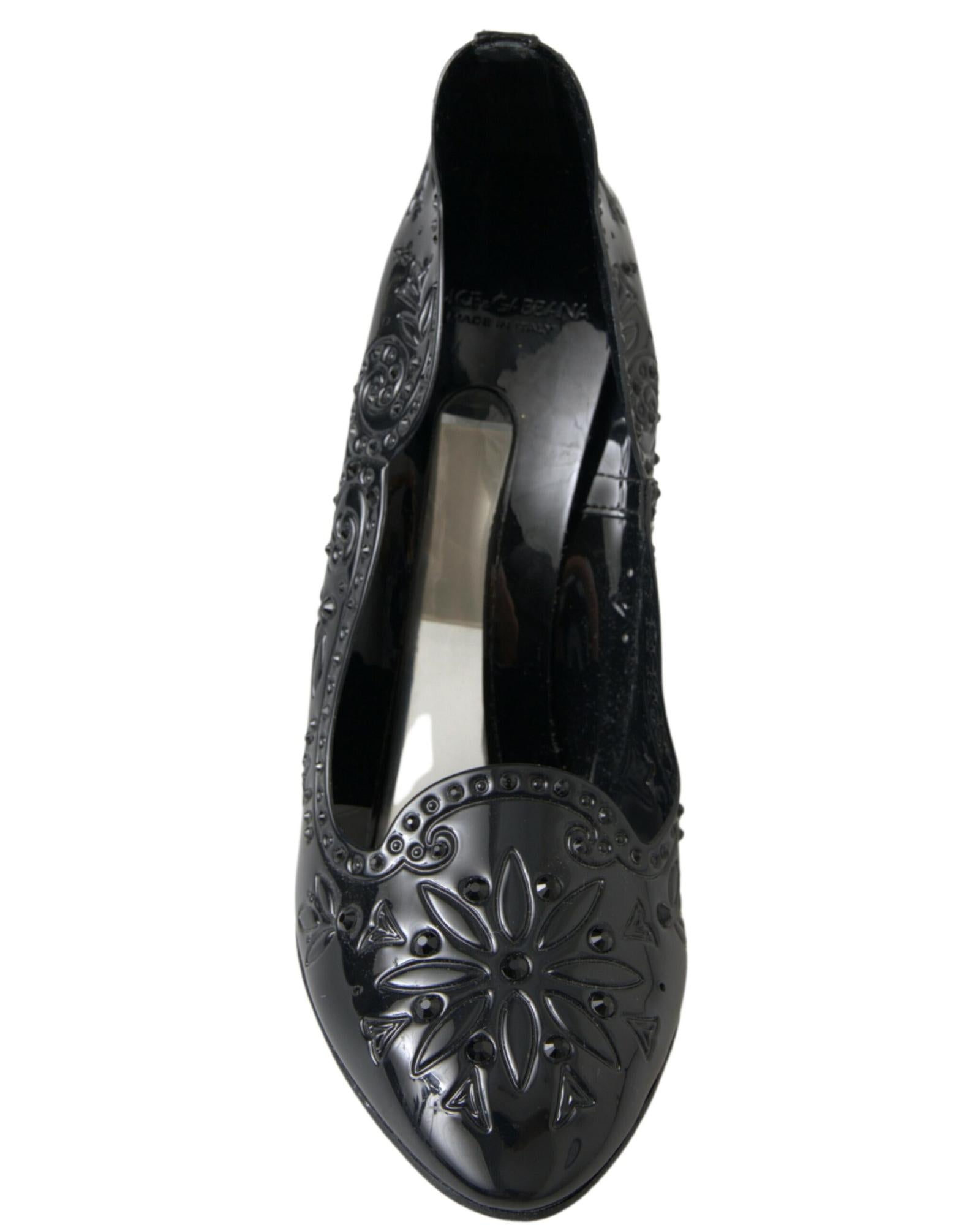 Dolce & Gabbana  Floral Embroidered Pumps